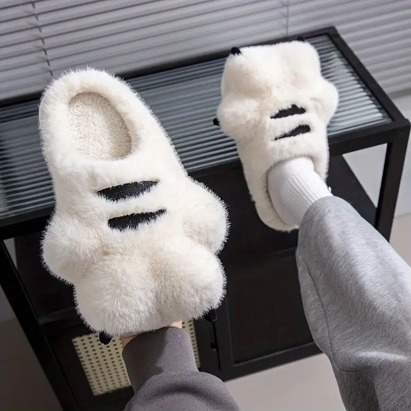 Bear Paw Plush Slippers