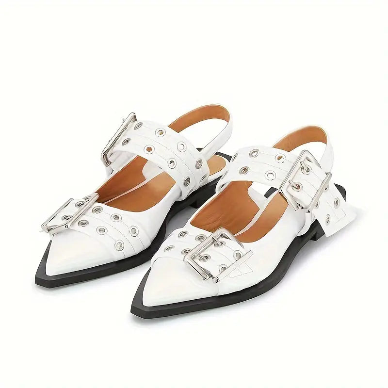 Berlin Buckle Ballet Flats