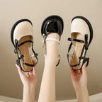 Bianca Patent Bow Sandals