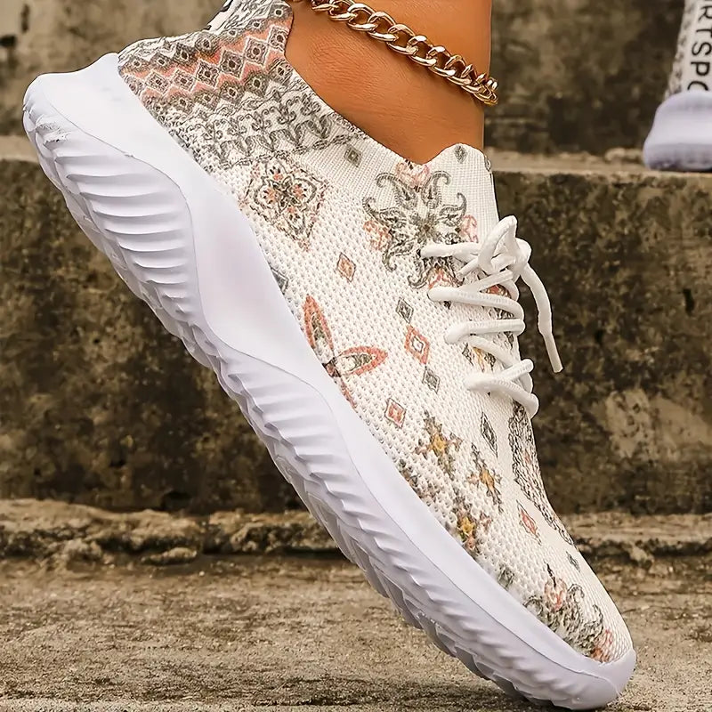 Boho Breeze Pattern Sneakers
