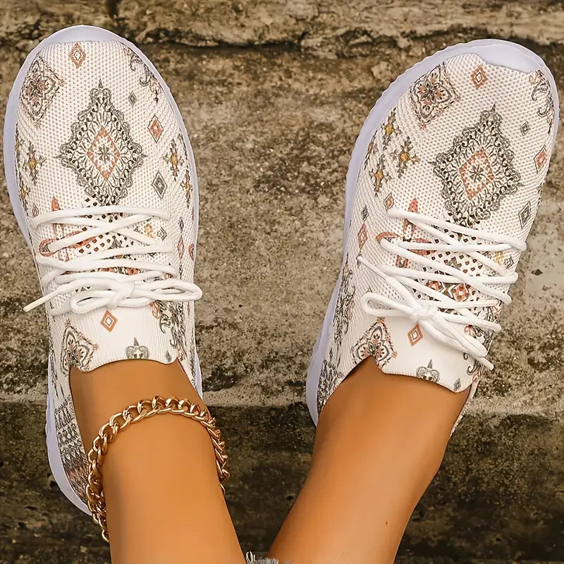 Boho Breeze Pattern Sneakers