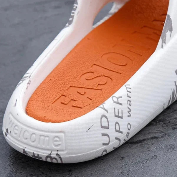Brick Teddy Bear Cotton Slippers