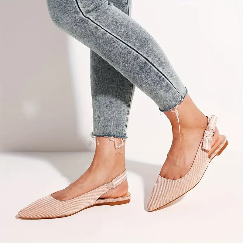 Clara Bow Slingback Ballet Flats