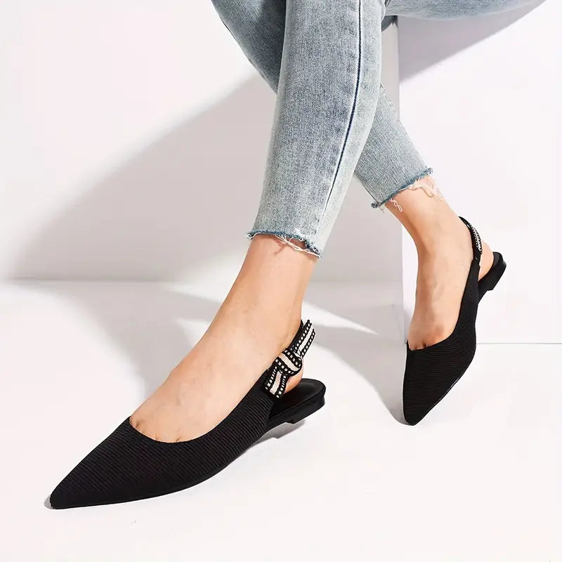 Clara Bow Slingback Ballet Flats