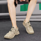 Closed-Toe Leather Sandal