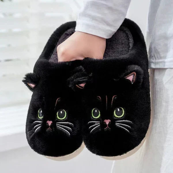 Cloud Fluffy Cat Slippers