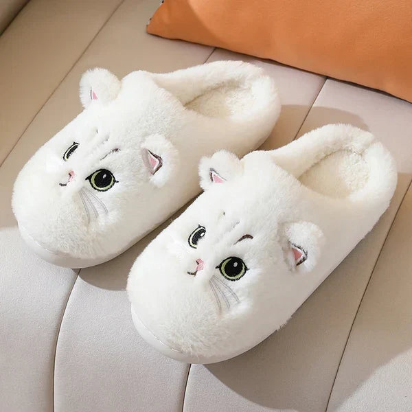 Cloud Fluffy Cat Slippers