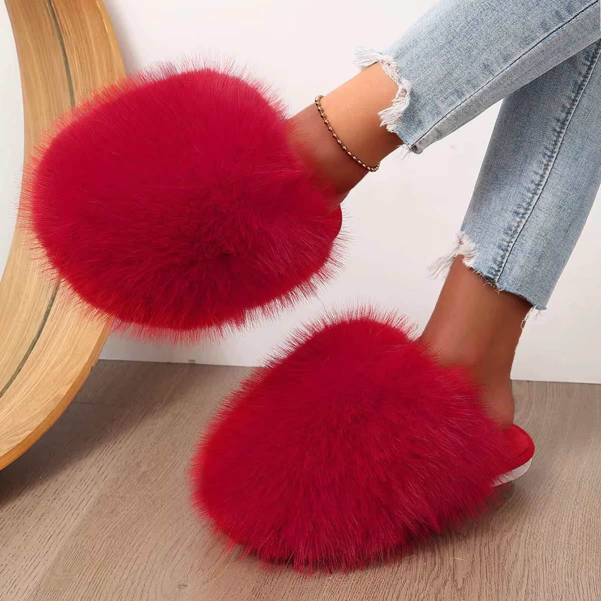 Cloud Fluffy Furry Fuz Slippers