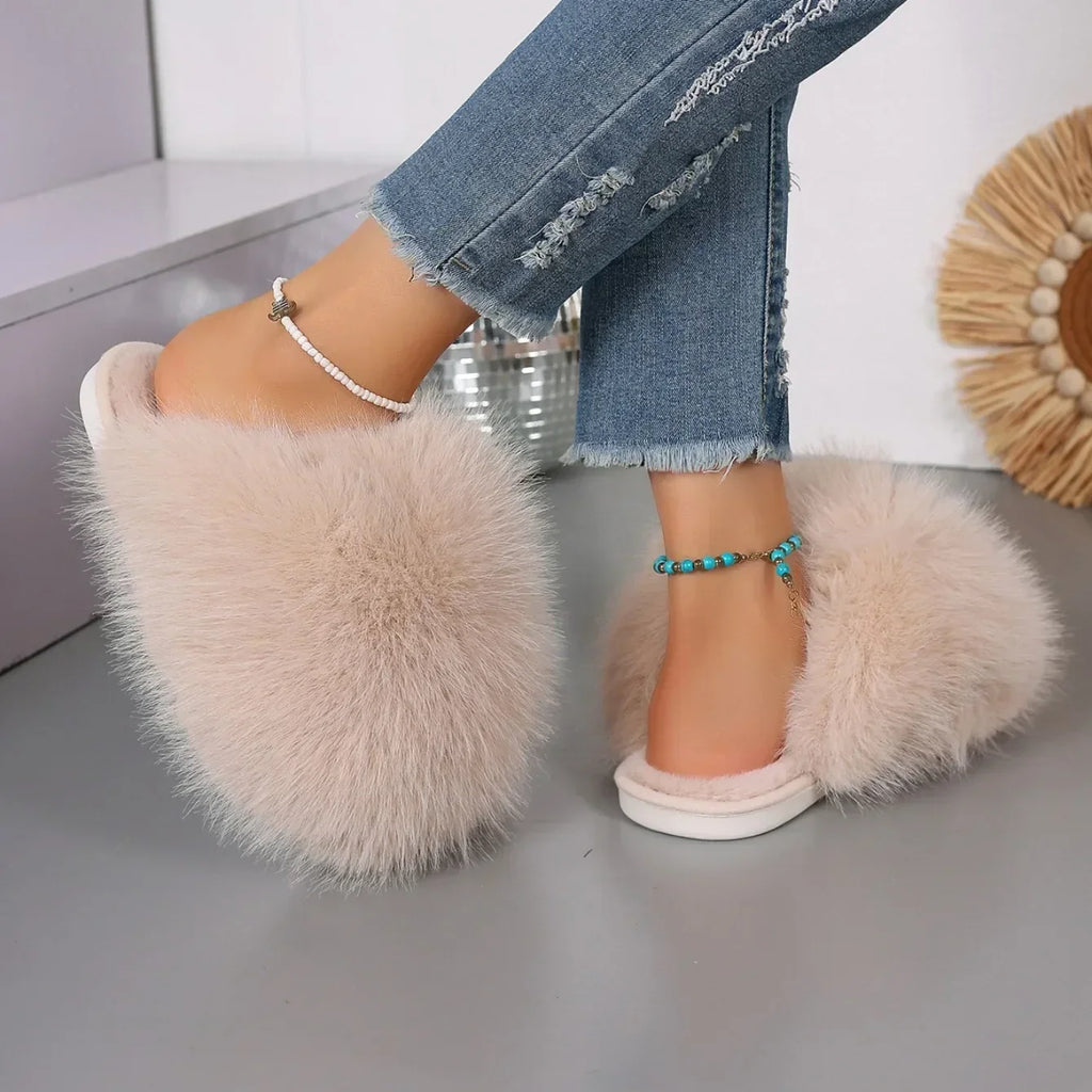 Cloud Fluffy Furry Fuz Slippers