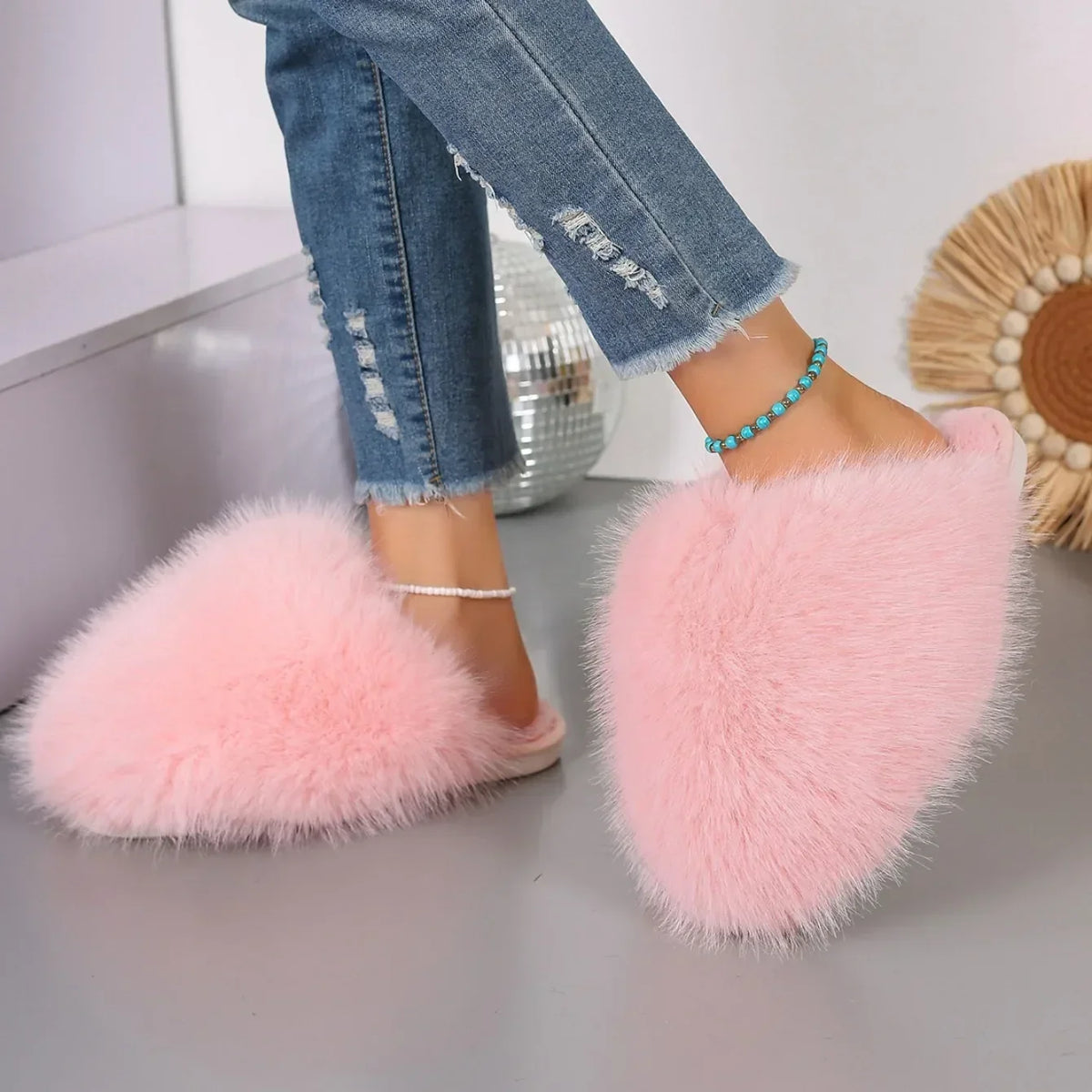 Cloud Fluffy Furry Fuz Slippers