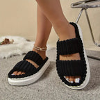 Cloud Velvet Sandals