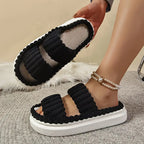 Cloud Velvet Sandals