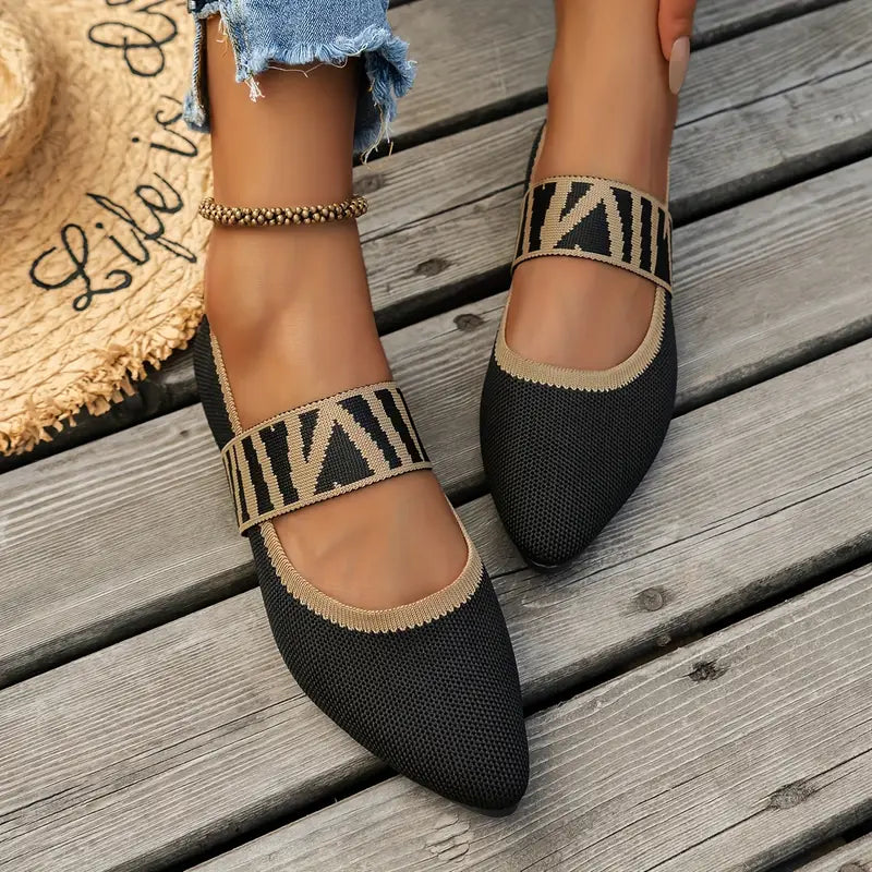 Comfortable Pointed-Toe Ballet Flats