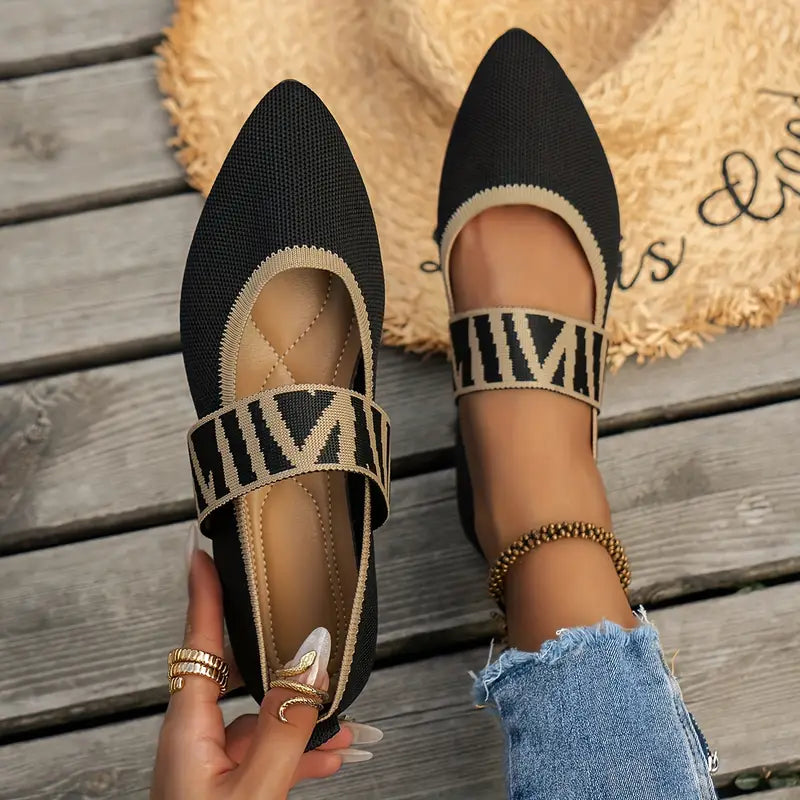 Comfortable Pointed-Toe Ballet Flats
