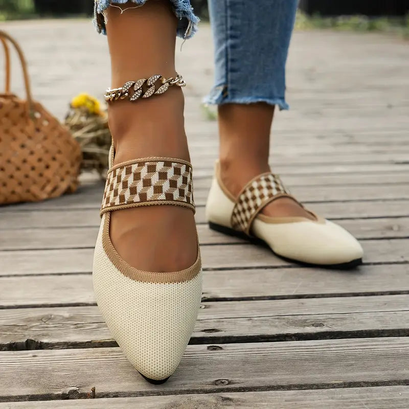 Comfortable Pointed-Toe Ballet Flats