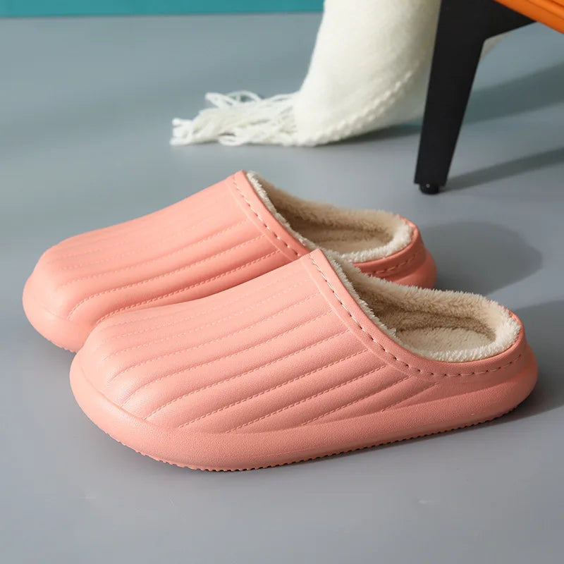 Cozy Faux Fur Slides