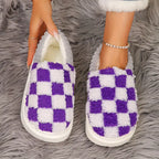 Cozy Plaid Slipper