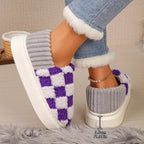 Cozy Plaid Slipper