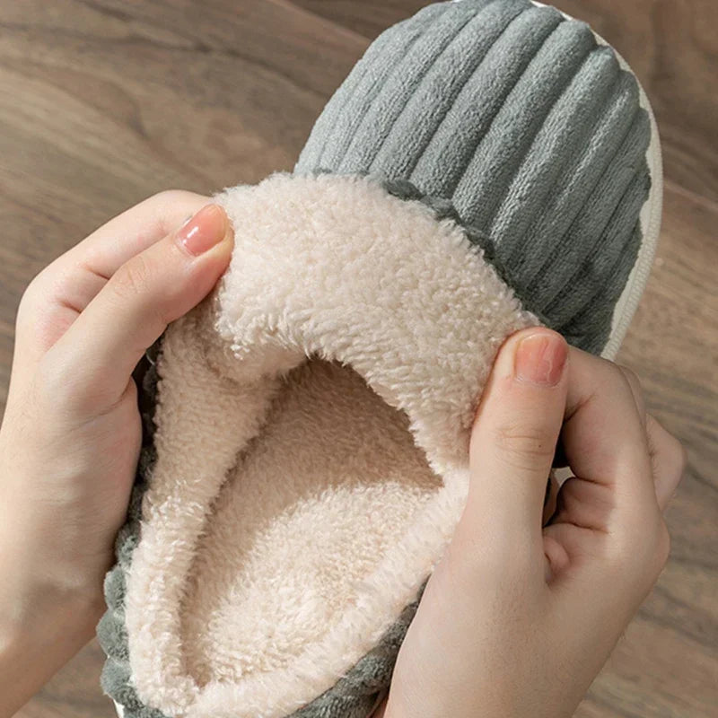 Cozy Plush Flat Slippers