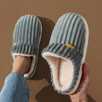 Cozy Plush Flat Slippers