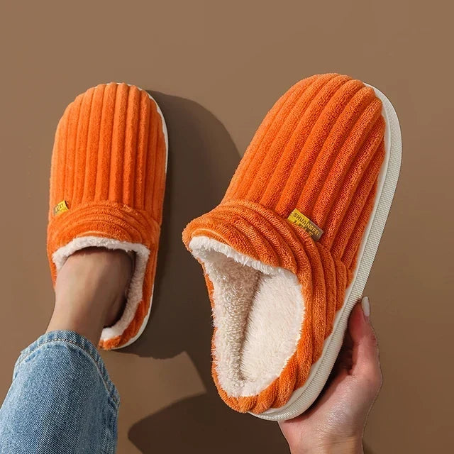 Cozy Plush Flat Slippers