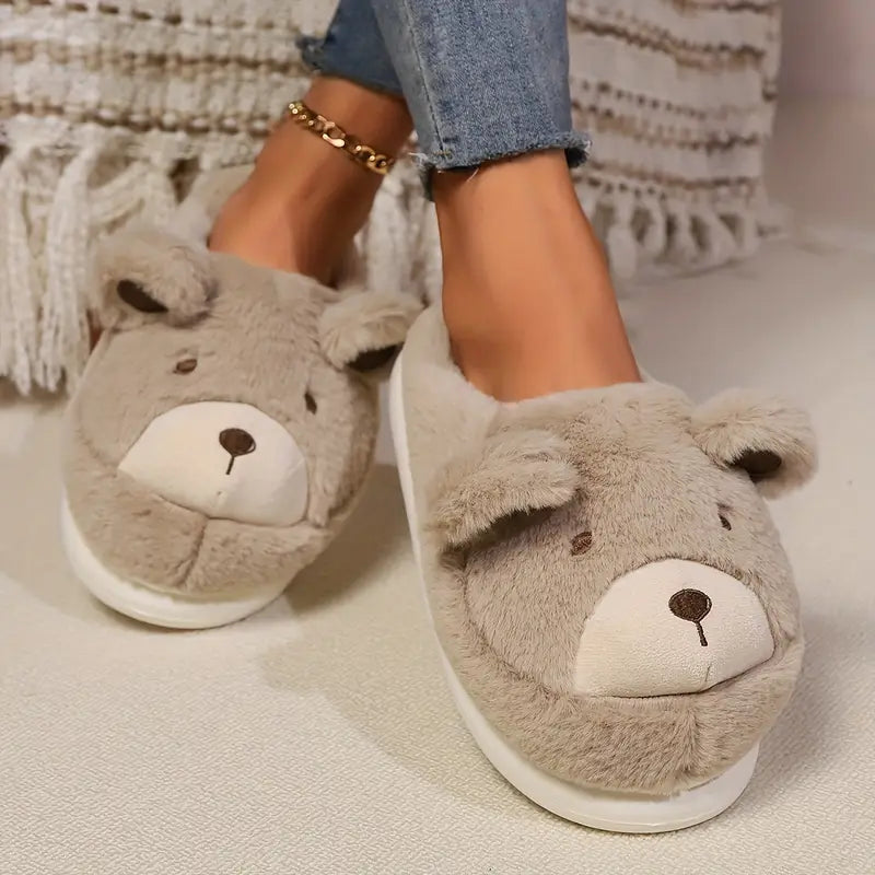 Cozy Teddy Bear Slippers