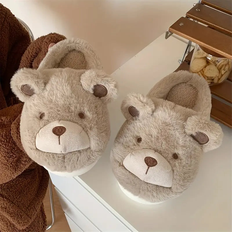 Cozy Teddy Bear Slippers