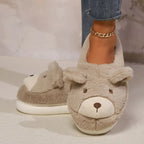 Cozy Teddy Bear Slippers