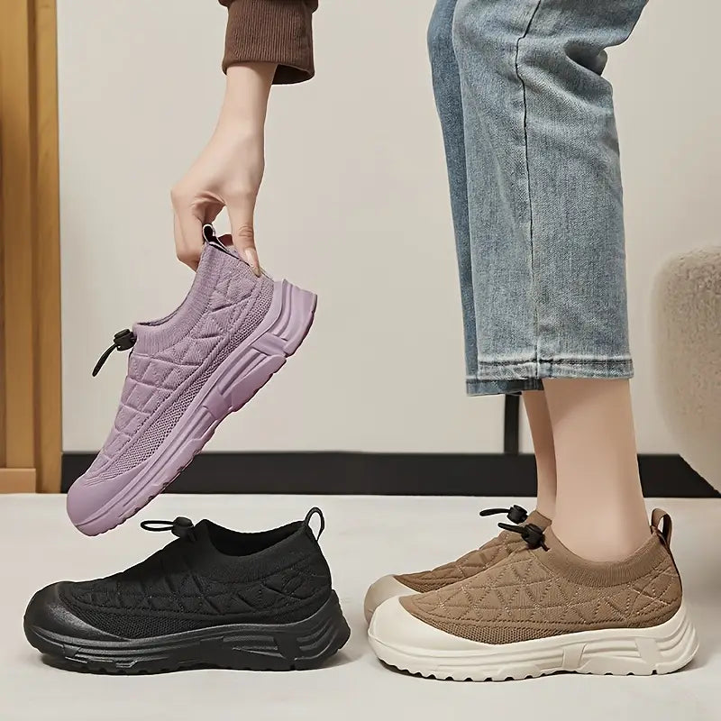 CozyLift Quilted Sneakers