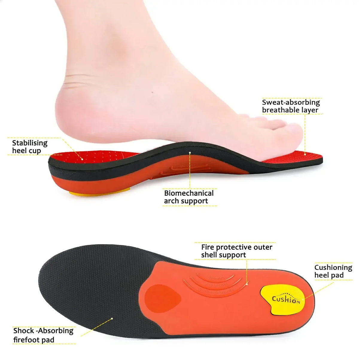 Cushioned Arch Support Insoles