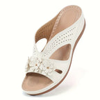 Daisy Wedge Sandals