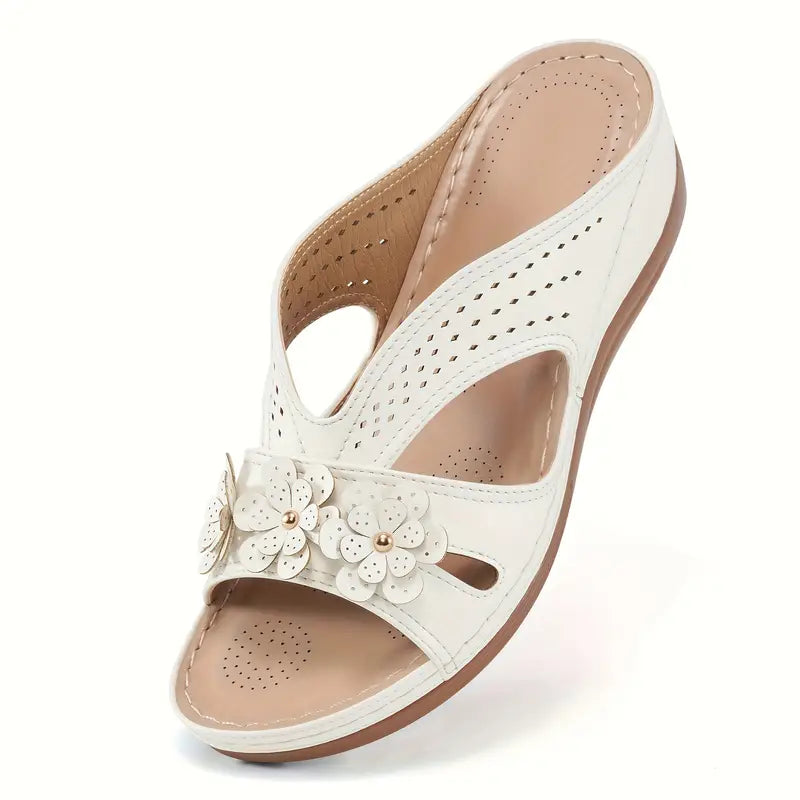 Daisy Wedge Sandals