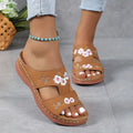 Daisy Wedge Sandals
