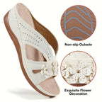Daisy Wedge Sandals