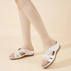 Daisy Wedge Sandals
