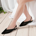 Delphine Mesh Slingback Ballet Flats
