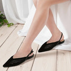 Delphine Mesh Slingback Ballet Flats
