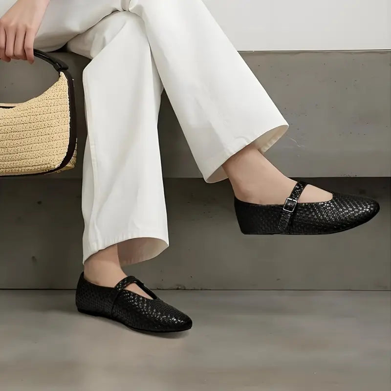 Dorothy Buckle Ballet Flats