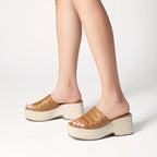 Esme Woven Platform Sandals