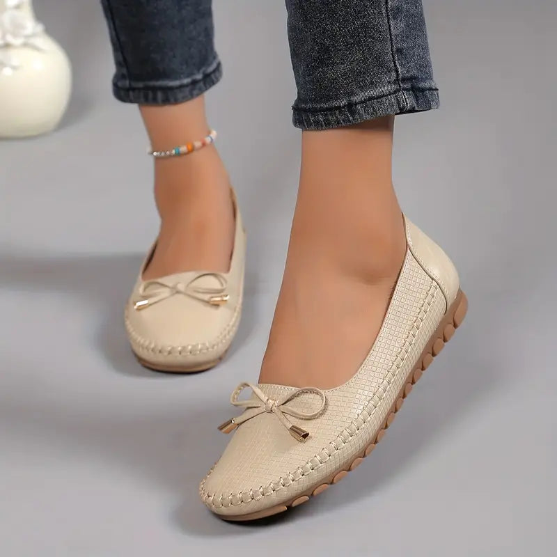 Evelyn Bow Ballet Flats