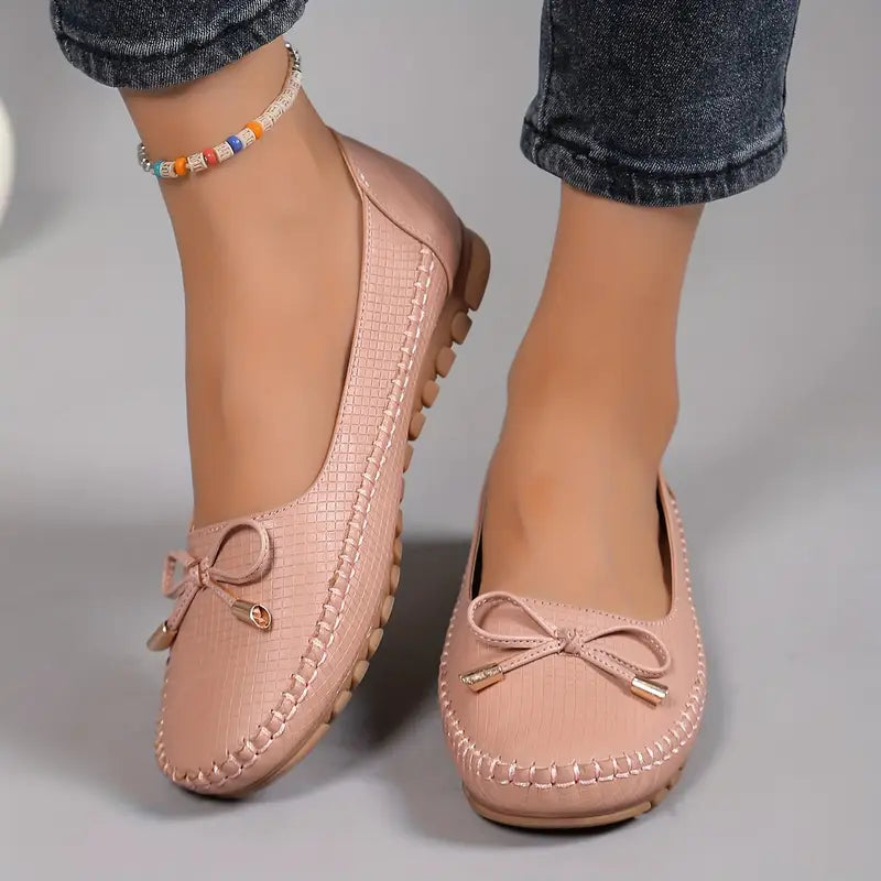 Evelyn Bow Ballet Flats