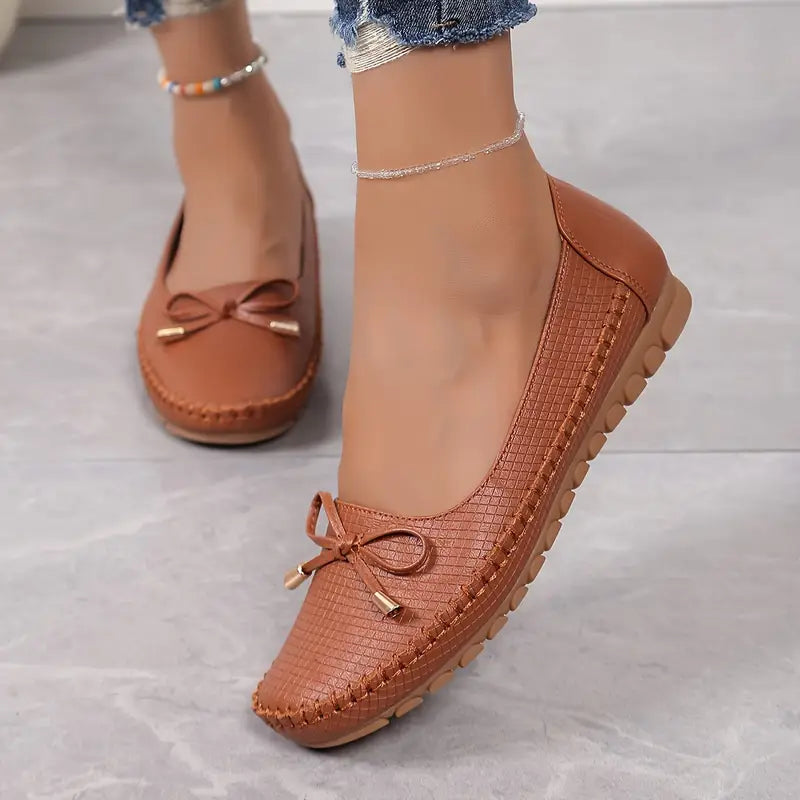 Evelyn Bow Ballet Flats