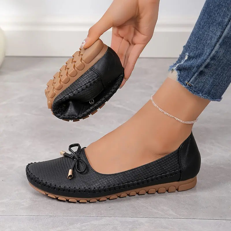 Evelyn Bow Ballet Flats
