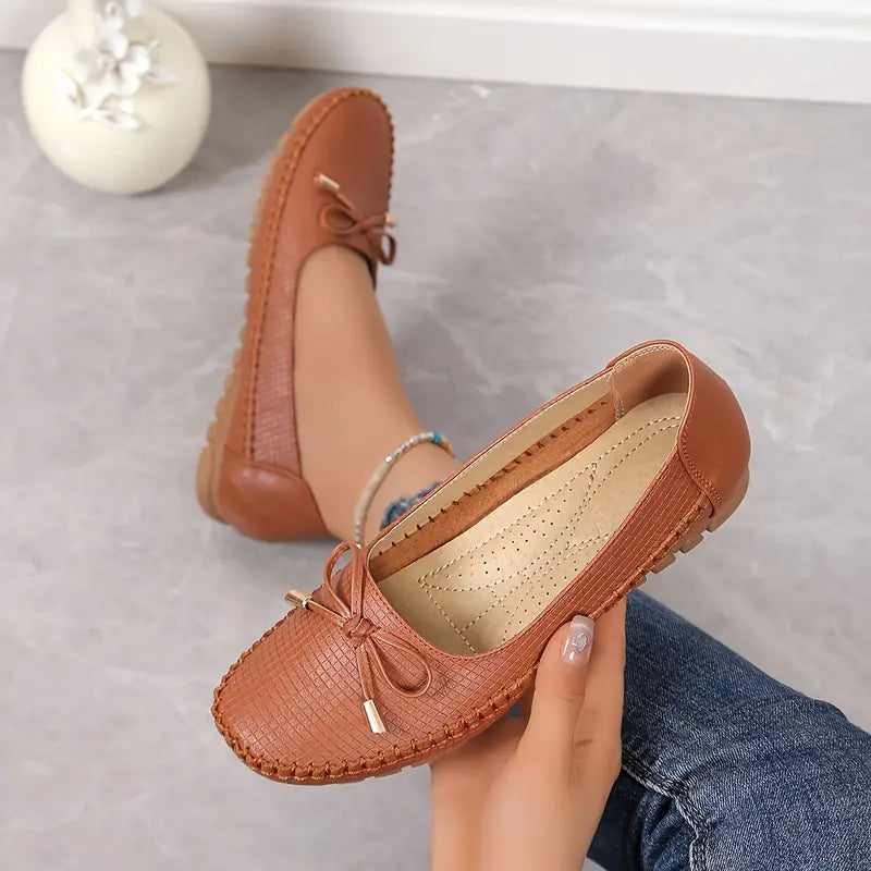 Evelyn Bow Ballet Flats