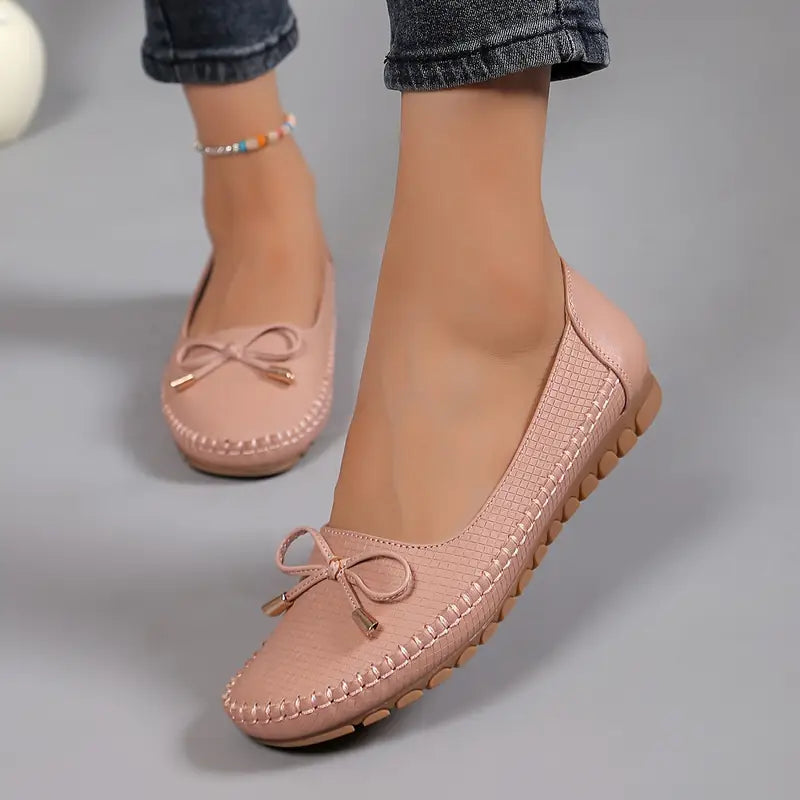 Evelyn Bow Ballet Flats
