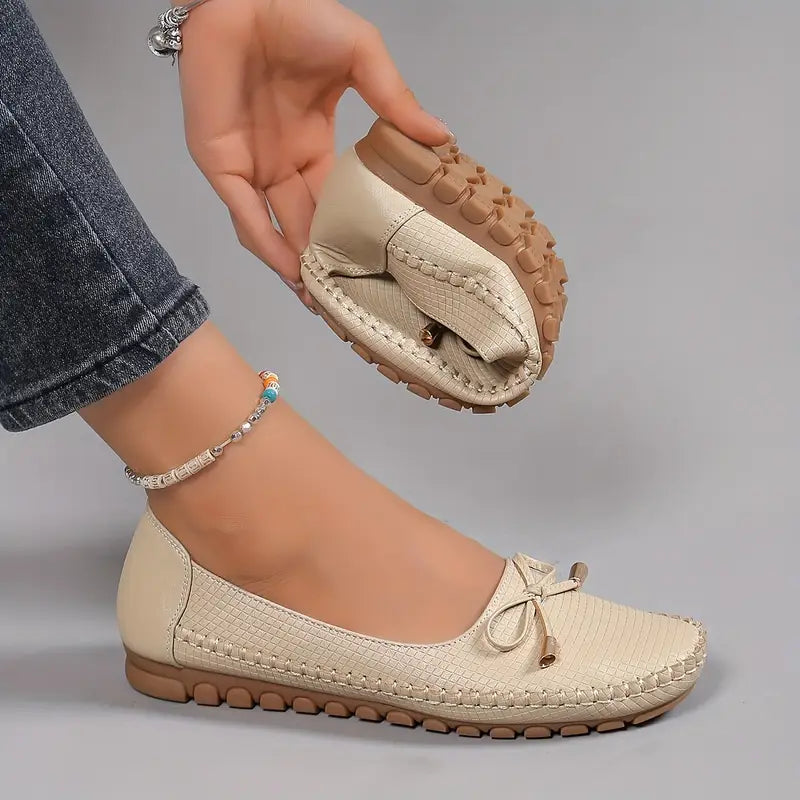 Evelyn Bow Ballet Flats