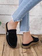 Evelyn Buckle Mules