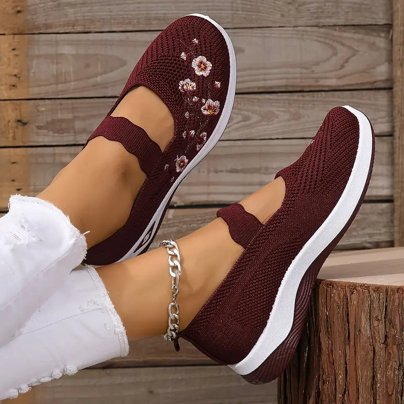 Everyday Floral Knit Shoes