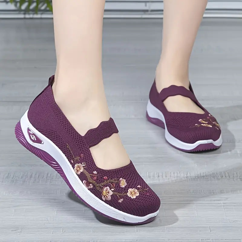 Everyday Floral Knit Shoes