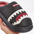 Faux Fur Shark Slippers